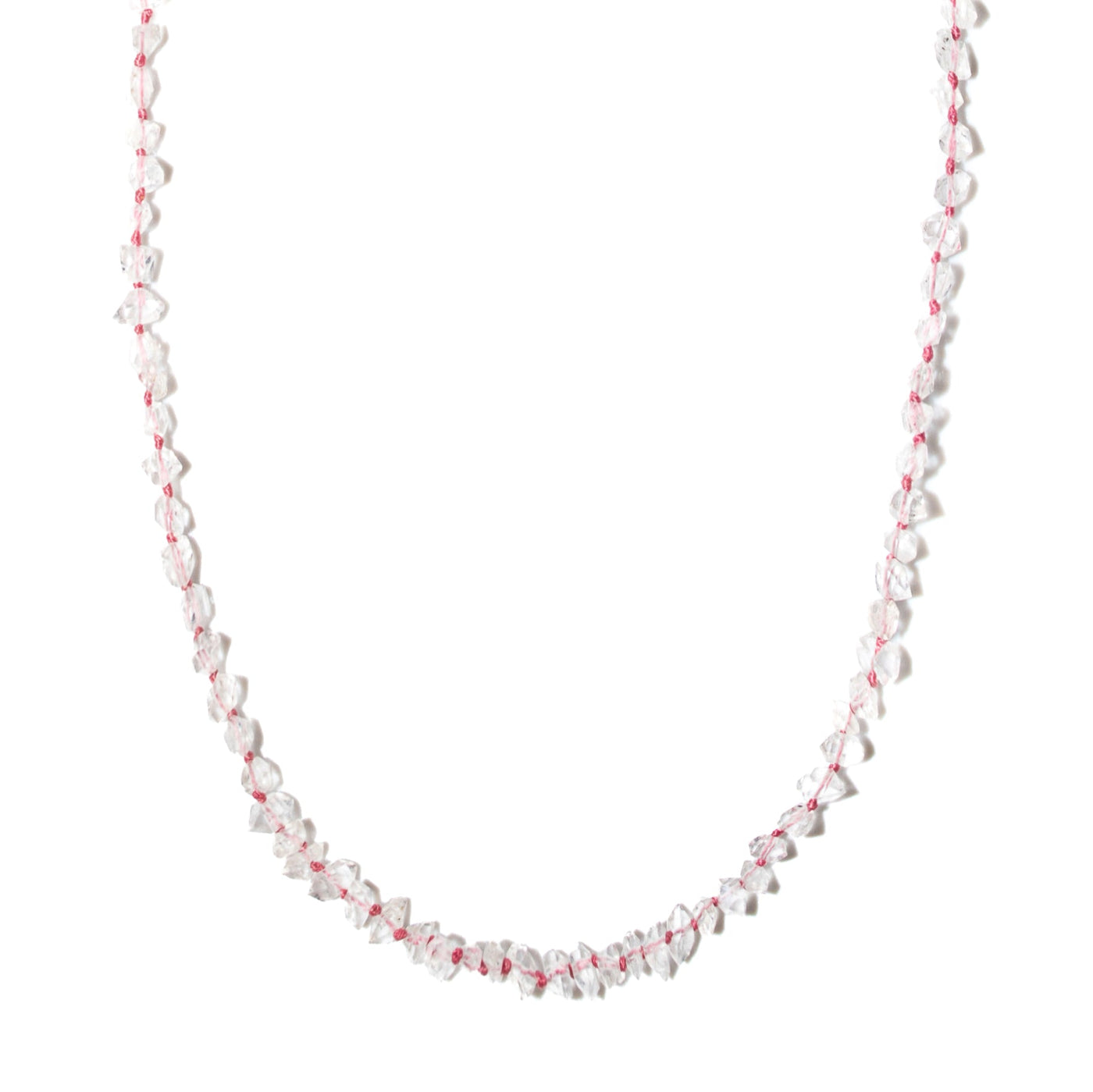 Hackamore Diamond Necklace with Teardrop Pendant