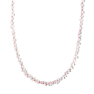 Hackamore Diamond Necklace with Flamingo Cord